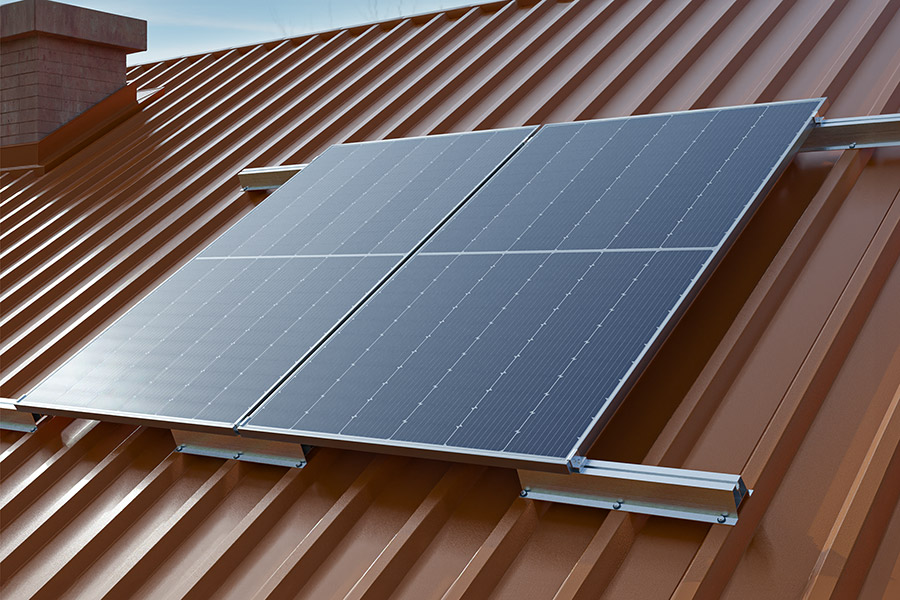 System na dach skośny - Blacha trapezowa