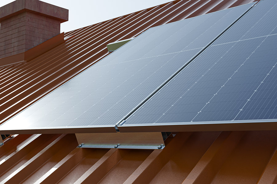 System na dach skośny - Blacha trapezowa